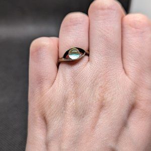 Costume ring goth size 6